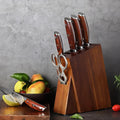 Seven-Piece Damascus Knife Set