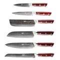 Damascus Six-Piece Chef Knife Set