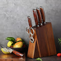 Seven-Piece Damascus Knife Set